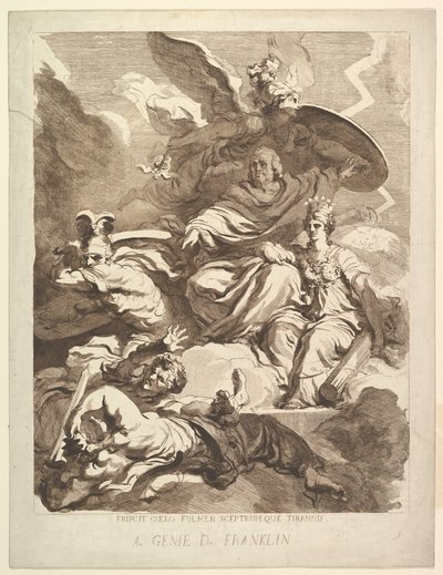Franklin Dehasına, 1779. by Marguerite Gerard