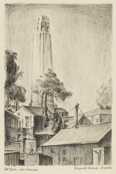 Coit Kulesi, San Francisco by Marguerite Redman Dorgeloh