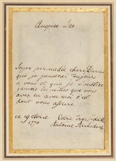 19 Nisan 1770 tarihli Thérèse veya Barbe Durieux