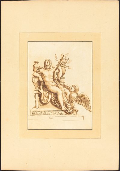 Jüpiter by Maria Catharina Prestel after Giulio Romano