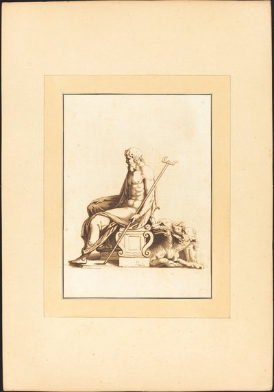 Plüton by Maria Catharina Prestel after Giulio Romano
