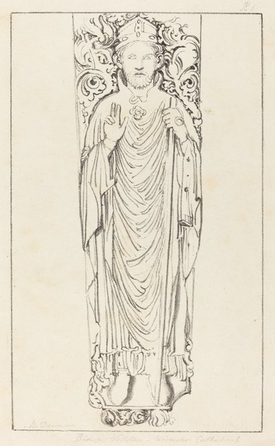 Piskopos Wulstan, Worcester Katedrali