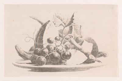 Bir tabakta meyveler by Maria Geertruida de Goeje Barbiers (attributed to)