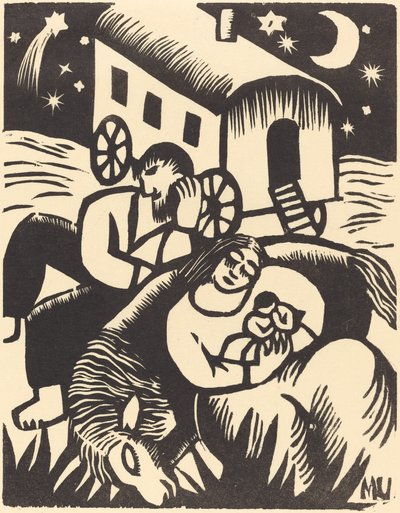 Dinlenen Çingeneler, 1918. by Maria Uhden