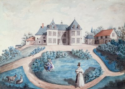 Depiction of Le Lys dans la Vallee by Honore de Balzac (1799-1850) (wc on paper) by Maria du Fresnay