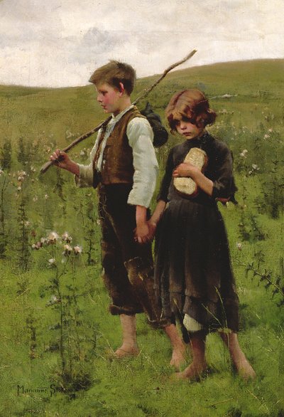 ಮನೆಯಿಲ್ಲದವರು, 1885 ಟರ್ಕಿ by Marianne Stokes