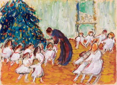 Noel ağacı, 1911. by Marianne von Werefkin