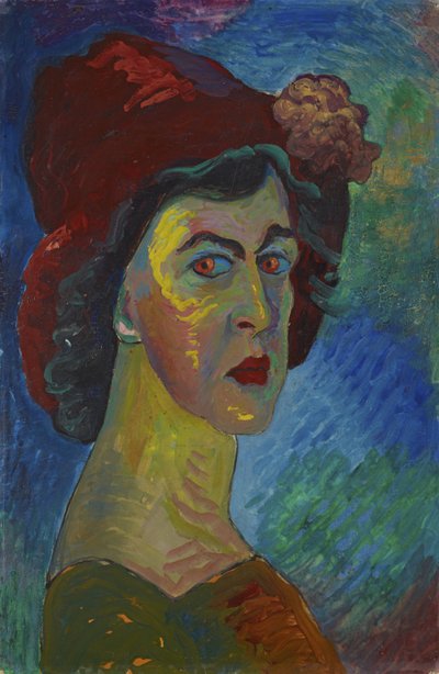 kendi kendine portre by Marianne von Werefkin