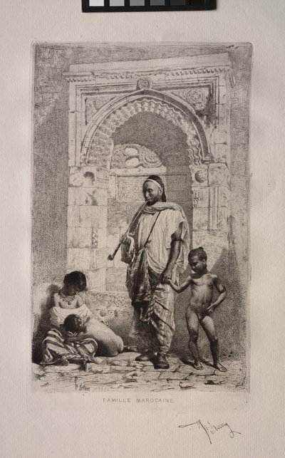 Faslı Aile by Mariano Fortuny y Marsal