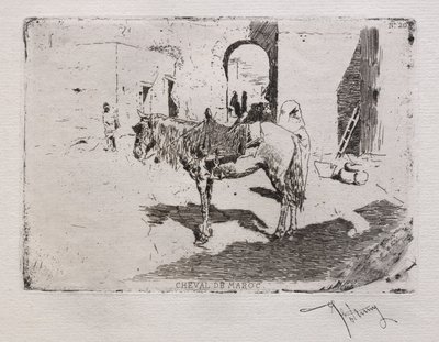 Fas atı. by Mariano Fortuny y Carbó