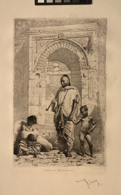 Faslı bir aile, 1862. by Mariano José María Bernardo Fortuny y Carbó