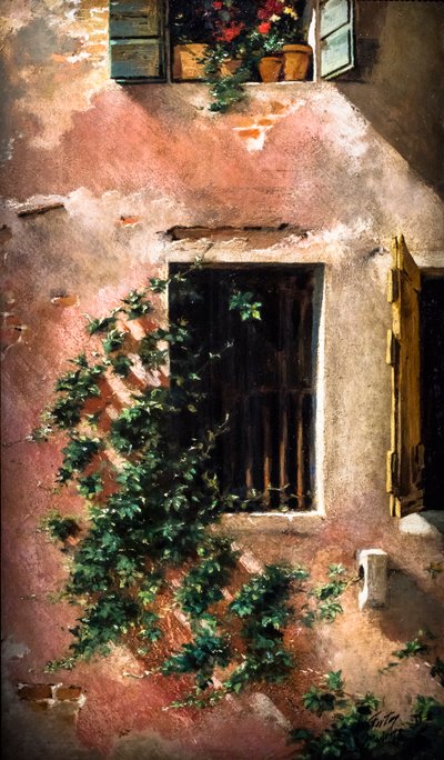Pencereler (tuval üzerine yağlıboya) by Mariano Fortuny y Madrazo