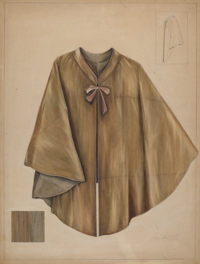 Quaker Cape, c. 1937. by Marie Alain