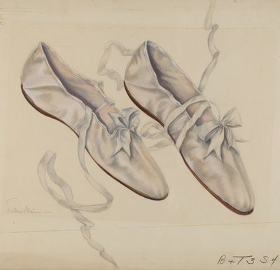 Yürüyüş Terlikleri, c. 1936. by Marie Alain