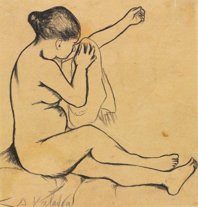 Oturan Çıplak Kadın, 1900