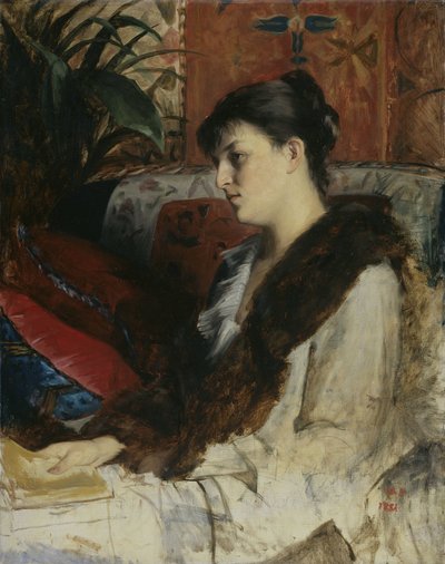 Sanatçının baldızı by Marie Constantine Bashkirtseff
