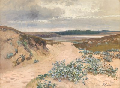 Brittany'deki kumul manzarası by Marie Egner