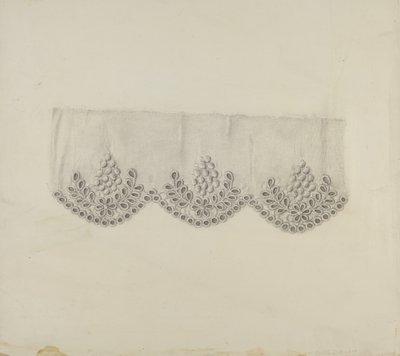 İşlemeli Kenar, c. 1938. by Marie Famularo