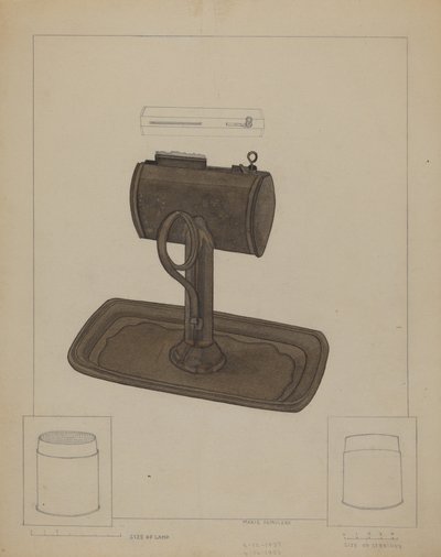 Lamba ve Donyağı Süzgeci, c. 1936. by Marie Famularo