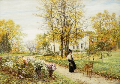 Bir Sonbahar Gününde Gezinti, by Marie Francois Firmin Girard