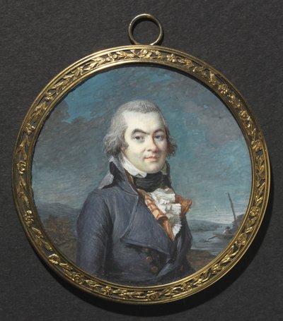 Manzaradaki Bir Adamın Portresi, c. 1795. by Marie Gabrielle Capet