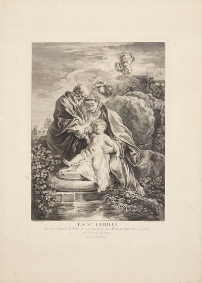 Kutsal Aile (La Ste Famille) by Marie Jeanne Renard Dubos