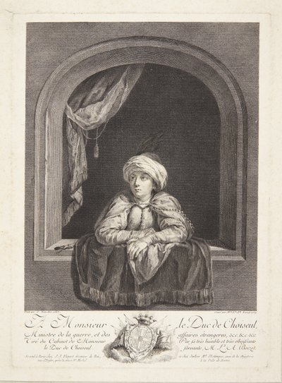 Pencerede türbanlı bir çocuk by Marie Louise Adélaïde Boizot