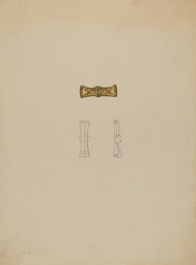 Broş, ç. 1936. by Marie Mitchell