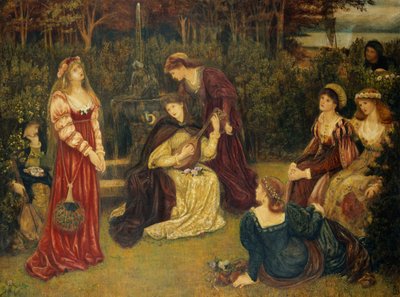 fiammetta şarkı by Marie Spartali Stillman