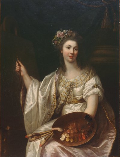 Fransızca: Allégorie de la peinture Resmin Alegorisi by Marie-Victoire Lemoine