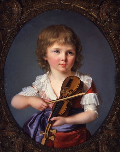Keman Çalan Usta Henri Gabiou by Marie-Victoire Lemoine