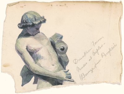 Sarhoş Faun, Napoli Müzesi by Marietta Minnigerode Andrews
