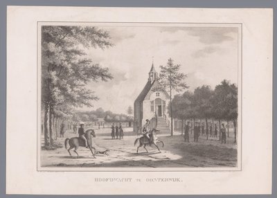 Oosterwijk'teki ana muhafızın görünümü Oisterwijk'teki ana muhafız (nesnedeki başlık) by Marinus Adrianus van Straten
