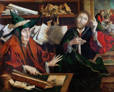La parabole du gerant malhonnete - Adaletsiz Vekilharç Benzetmesi, Reymerswaele, Marinus Claesz, van (yaklaşık 1490-1567