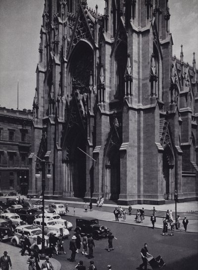 Manhattan: St Patrick Katedrali (s/b fotoğraf) by Mario Bucovich