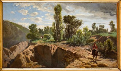 Garibaldianlara binen manzara (tuval üzerine yağlı boya) by Mario Di Scovolo