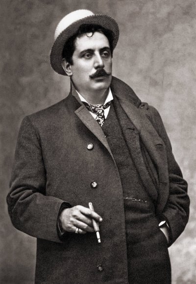 Müzisyen besteci Giacomo Puccini