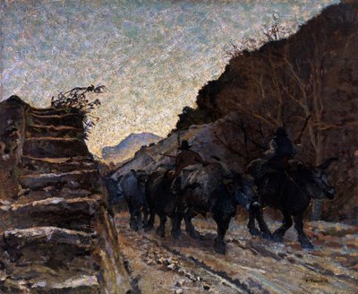 Versilia'daki işten dönüş by Mario Puccini