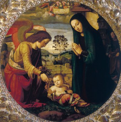 kutsal Aile by Mariotto Albertinelli