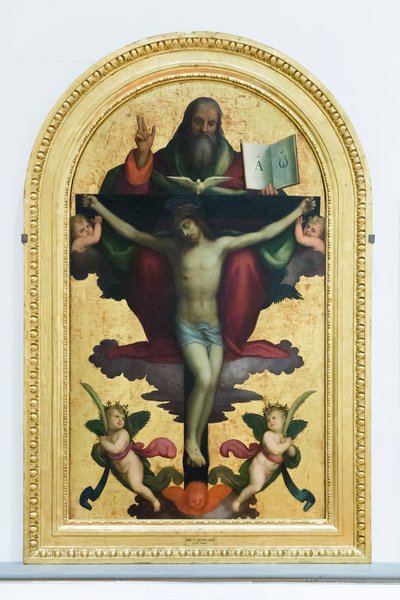 Kutsal Üçlü by Mariotto Albertinelli