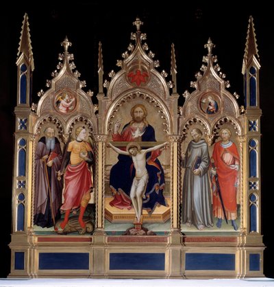 Kutsal Üçlü ve Azizler (Resim by Mariotto di Nardo