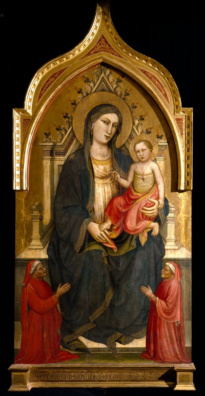 Bakire çocuklu Resim Mariotto di Nardo (1394-1424) 1404 yakl. Güneş 167,2x92,2 cm Assisi San Francesco Bazilikası Hazine Müzesi. Perkins Koleji by Mariotto di Nardo