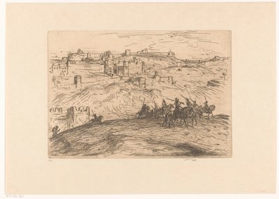 Bir Tepede Biniciler by Marius Bauer (signed by artist)