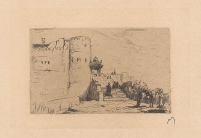Palitana'daki Tempelmuren by Marius Bauer (signed by artist)