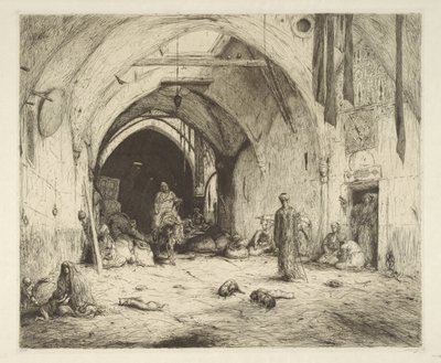 Şam'daki Çarşı by Marius Bauer
