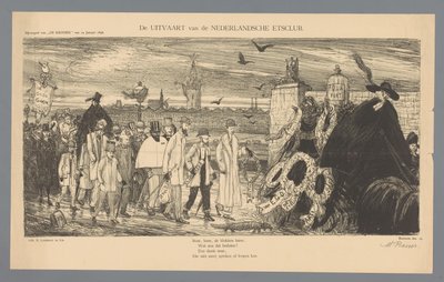 Hollanda Dağcılık Kulübünün Cenazesi (nesnenin başlığı) by Marius Bauer