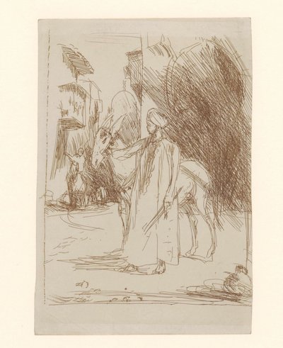 eşek ile adam by Marius Bauer