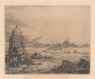 Camiler ile şehir manzarası by Marius Bauer