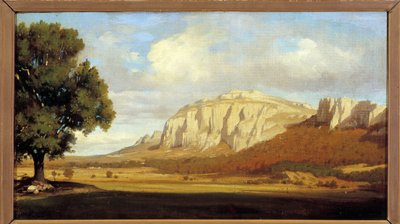 Sainte Baume masifinin görünümü by Marius Engaliere