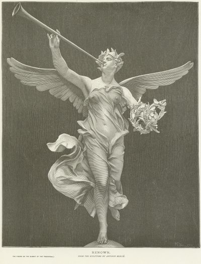 Ünlü Alegori by Marius Jean Antonin Mercie